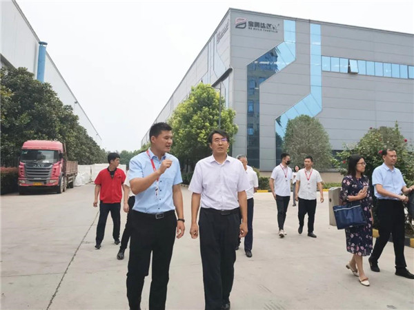 省金融辦副局長左守亭、許昌市金融局局長楊允志一行來訪寶潤達參觀考察